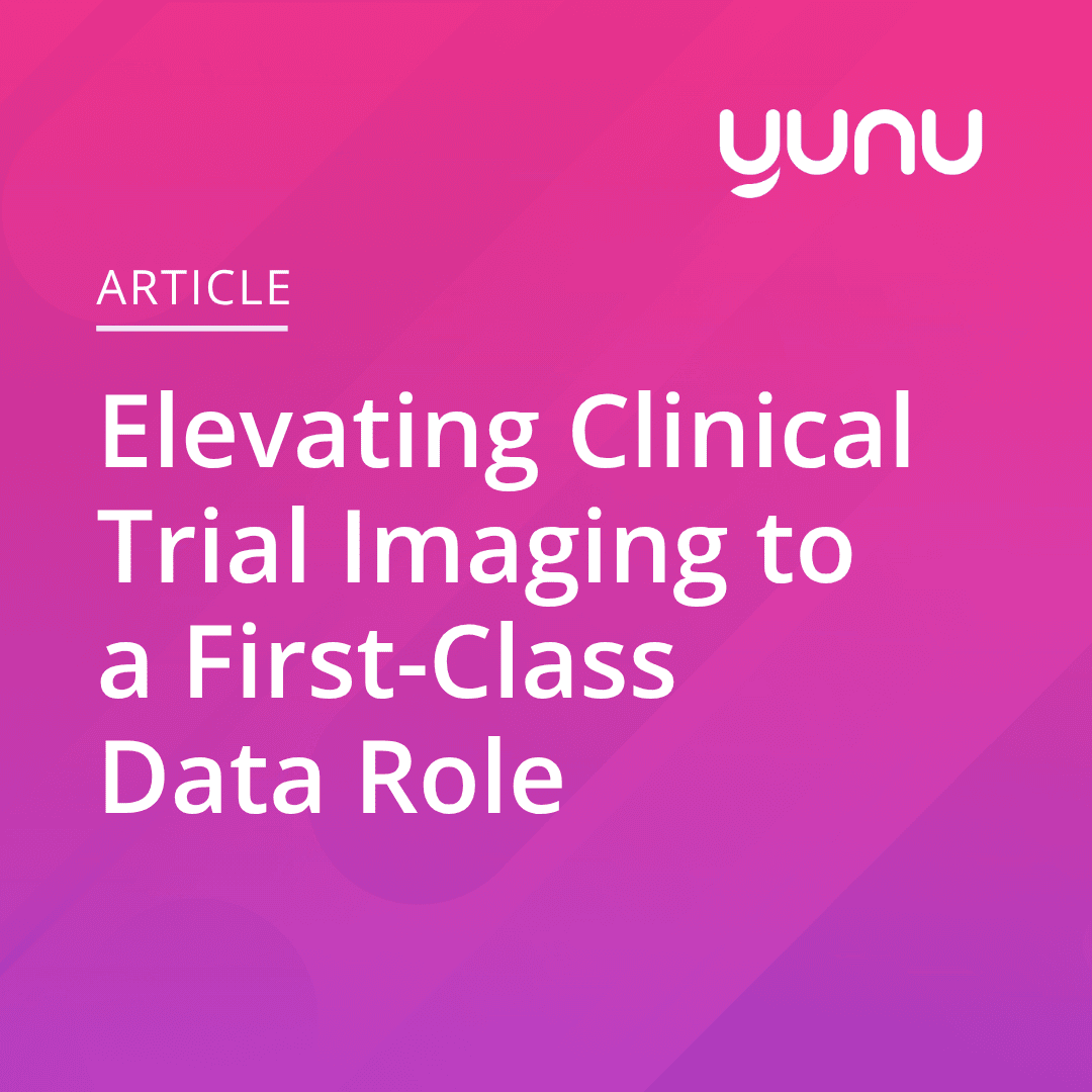 Elevating Clinical Trial Imaging to a First-Class Data Role